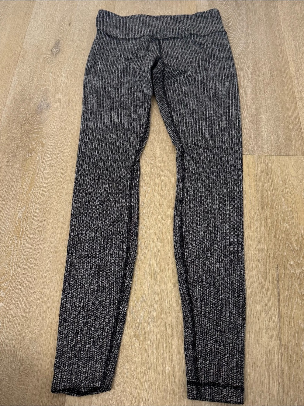 Lululemon Dark Gray Stretch Knit Leggings